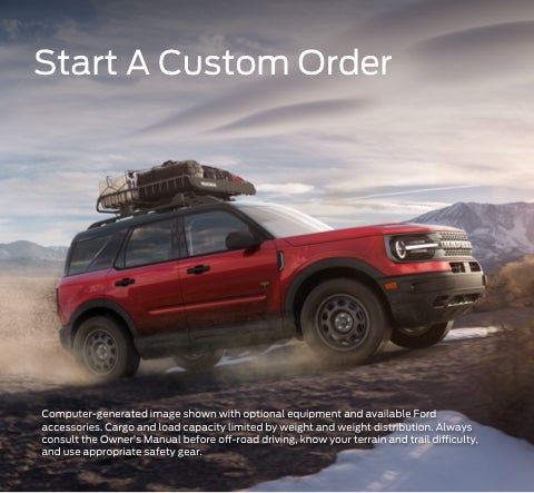 Start a custom order | McRee Ford, Inc. in Dickinson TX