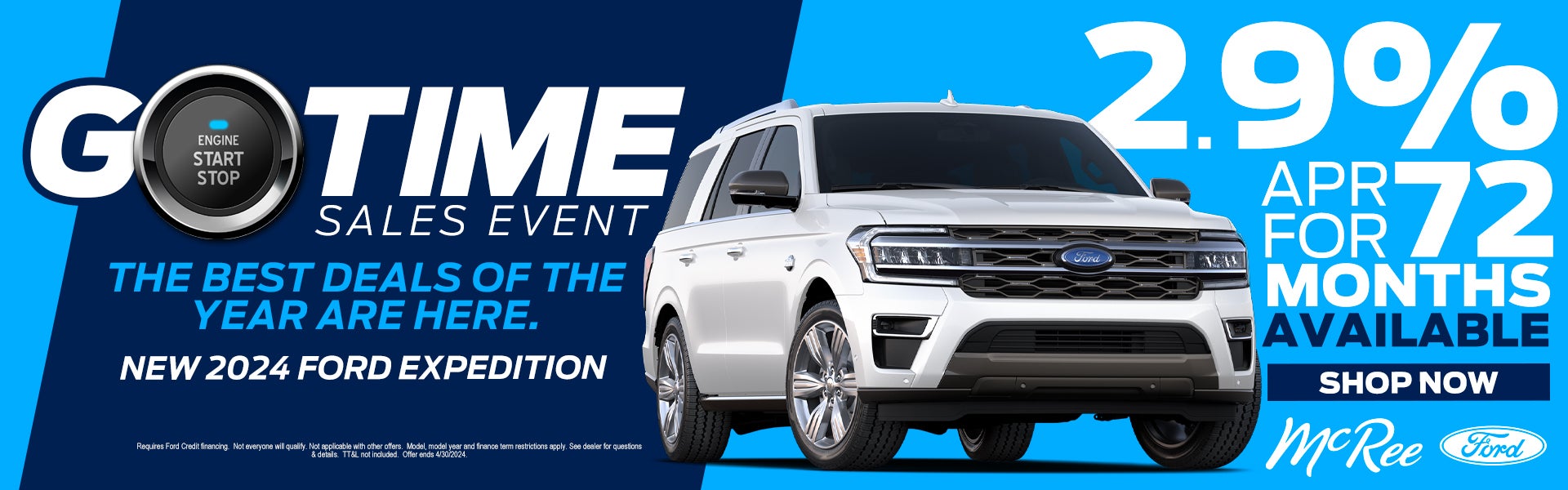EXPEDITION SPECIALS AT MCREE FORD