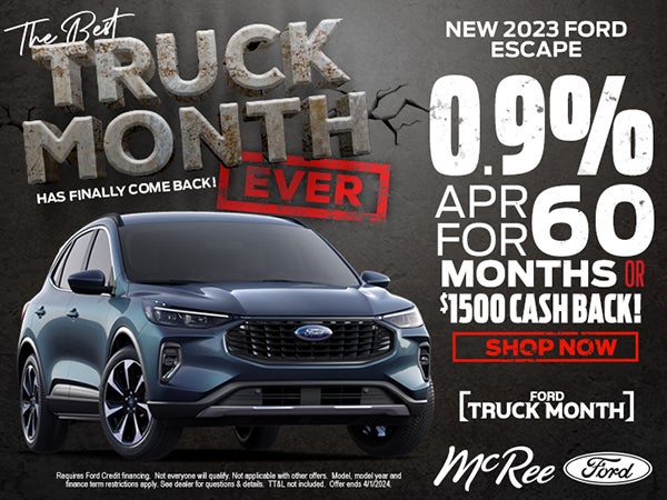 2023 ESCAPE SPECIAL AT MCREE FORD